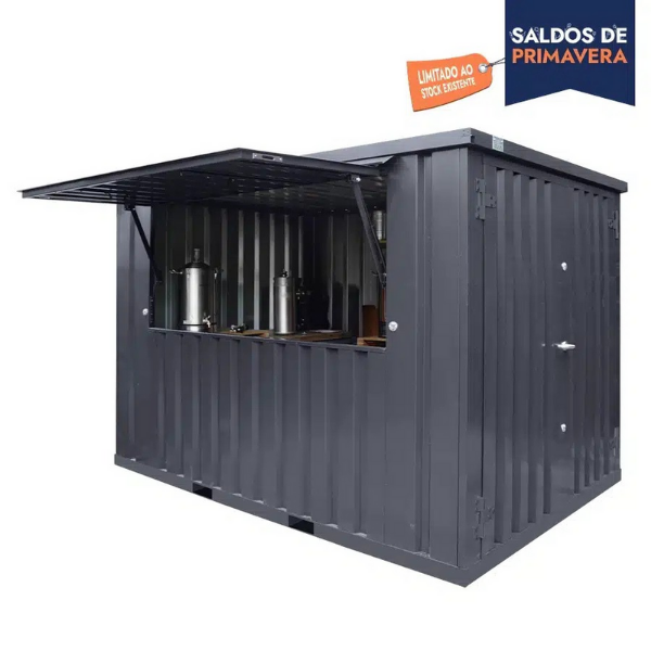 Contentor Bar 3x2m XL Antracite RAL 7016