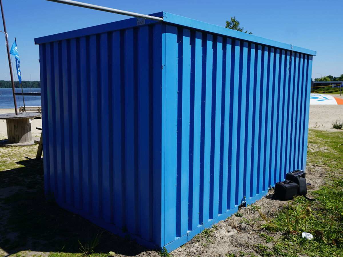 Contentor 10 Pés Azul RAL 5015 – Image 4