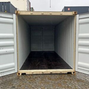 Contentor high cube dupla porta 20 pés